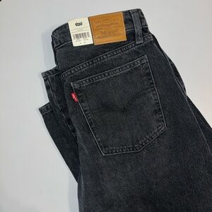 Levi’s Baggy Dad Barrel Jeans 31 X 30 Rebel Edge Black NWT